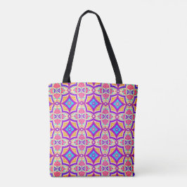 Boho Folk Art Totebag Tygkasse