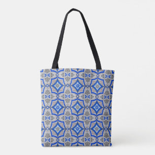 Boho Folk Art Totebag Tygkasse