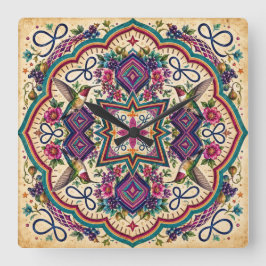 Boho Folk Art Väggur