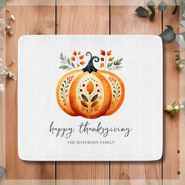 Boho Folk Pumpkin Thanksgiving (Skapare uppladdad)