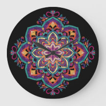 Boho Folkkonst Blomma