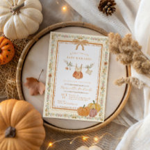 Boho Förälskad Baby Shower Flicka Höst