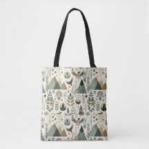 Boho Forest Tote Bag - Naturinspirerad Skandinavie