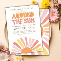 Boho första Resa runt Sol 1:a födelsedagen Party