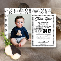 Boho Första Resa runt Sol-födelsedagen Tack