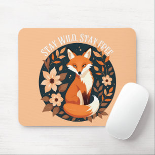 Boho Fox "Stanna Vild, håll dig ledig", trädeskdes Musmatta