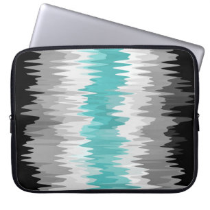 Boho Funky Vågig Abstrakt Libramaskulin Prideflagg Laptop Fodral