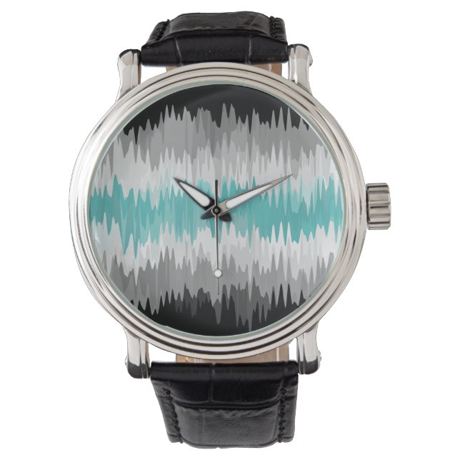 Boho Funky Vågig Abstrakt Libramaskulin Stoltighet Armbandsur (Framsida)