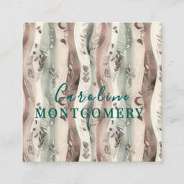 Boho  fyrkantigt visitkort