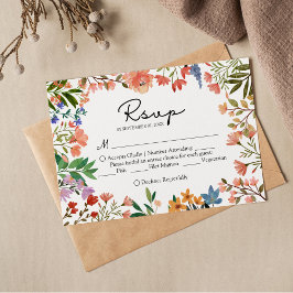 Boho Garden of Wildbloms Bröllop OSA Card
