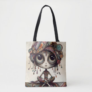 "Boho Gaze" Tote Bag av DAKimage Tygkasse
