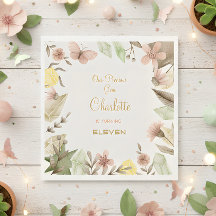 Boho Gems Vintage Crystals vattenfärgsfärgfödelsed
