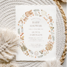 Boho Gender Neutral Barnkläder Baby Shower