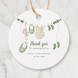 Boho Gender Neutral Vintage Baby Rustic Shower Gåvor Etiketter