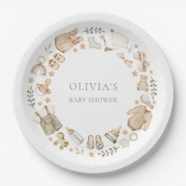 Boho Gender Neutral Vintage Barnkläder Shower