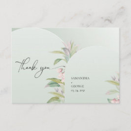 Boho geometric arch eucalyptus foliage dusty rosa tilläggskort