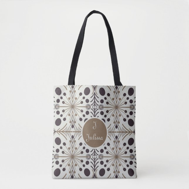 Boho Geometric Arrow White Personlig Tygkasse (Framsida)