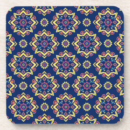 Boho Geometric Blommönster Underlägg - uppsättning