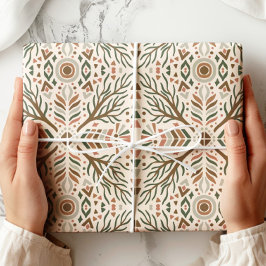 Boho Geometric FolArt Presentpapper
