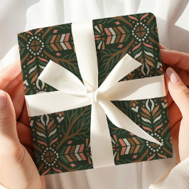 Boho Geometric FolArt Presentpapper