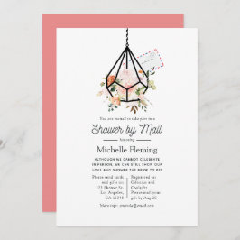 Boho Geometric Terrarium Möhippa by Mail Inbjudningar