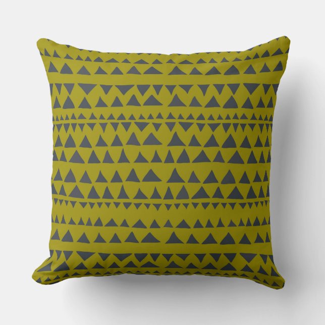 Boho Geometric Tribal Print Cushion Mönster Kudde (Framsida)