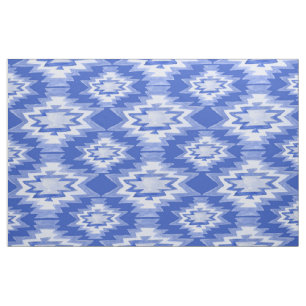 Boho Geometric Watercolor Mönster Tyg