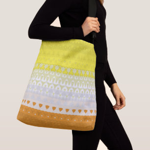 Boho Geometrisk Funky Abstrakt Maverique Pride Fla Axelväska