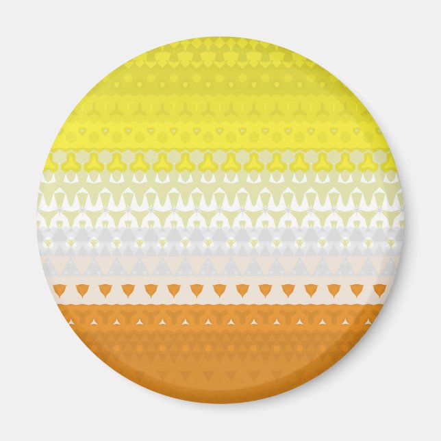 Boho Geometrisk Funky Abstrakt Maverique Pride Fla Magnet (Framsidan)