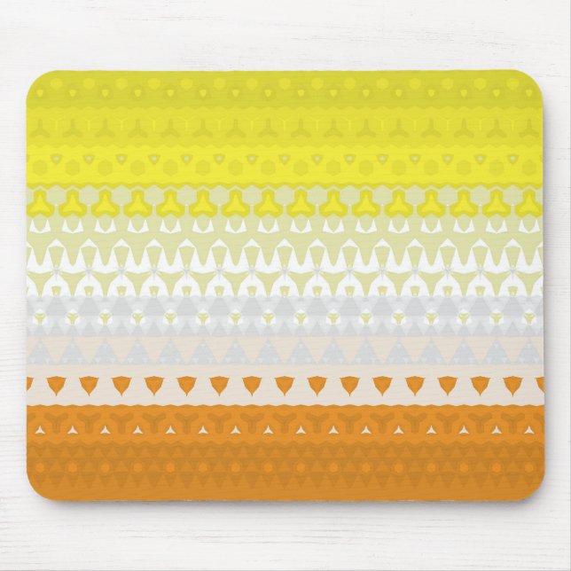Boho Geometrisk Funky Abstrakt Maverique Pride Fla Musmatta (Framsidan)