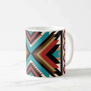 Boho Geometrisk Kaffemugg
