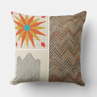 Boho Geometrisk Kudd – Jordnära Textil Kudde 