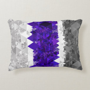 Boho Geometrisk Modern Retro Greygender Pride Flag Prydnadskudde