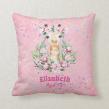 Boho Giraffe Flowers Named Girls, Tonåringars Gift
