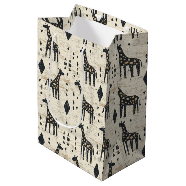 Boho Giraffe Tribal Mönster (Framsidan Vinklad)