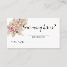 Boho Gissa hur många kyskkort Anteckningskort