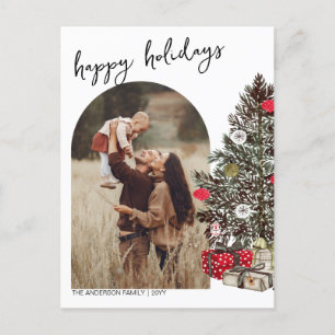 Boho Glad helg Photo Postcard Vykort