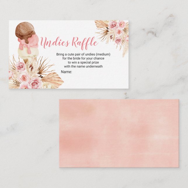 Boho Glass Isglass Underkläder Lotteri Enclosure K Tilläggskort (Fram/baksida)