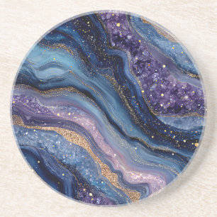 Boho Glitter Agate Underlägg
