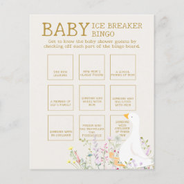 Boho Goose Anka Baby Shower Ice Bingo Game