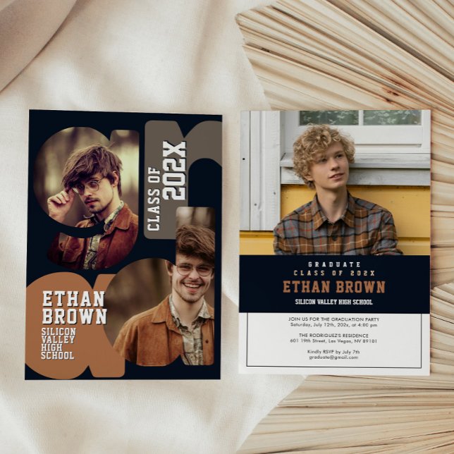 Boho Graduation Party Invitation Inbjudningar (Skapare uppladdad)