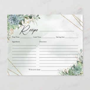 Boho grey succulents eucalyptus guld recept