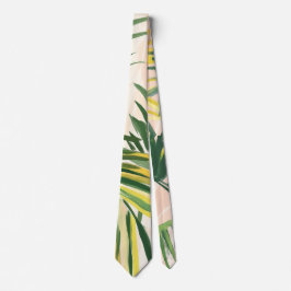 Boho  Grönt Tropical Handflatan Lövs Beach Slips
