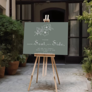 Boho-Grönten väljer ett säte, inte ett sidosäte Br Poster