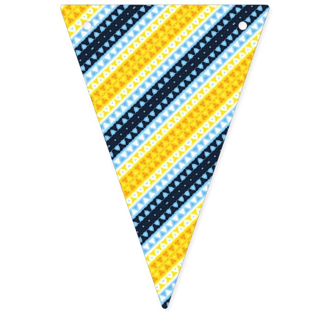Boho Groovy Geometrisk Abstrakt AroAce Pride Flagg Vimplar (Första flaggan)