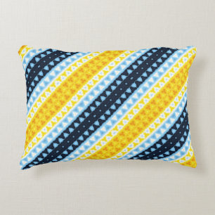 Boho Groovy Geometrisk Abstrakt AroAce Prideflagga Prydnadskudde