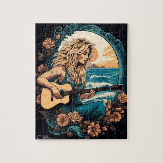 Boho Guitar Pussel