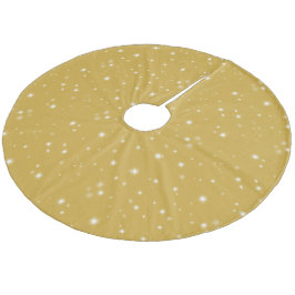 Boho Guld Starlight Julgransmatta Fleece
