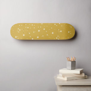 Boho Guld Starlight Mini Skateboard Bräda 18,5 Cm