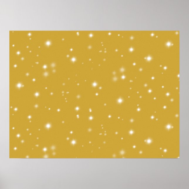 Boho Guld Starlight Poster (Framsidan)
